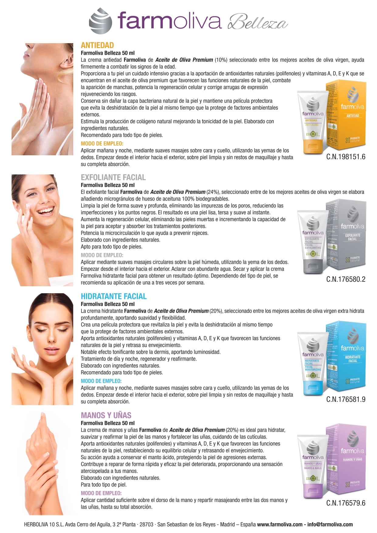 Pack Regalo cremas aceite oliva virgen extra