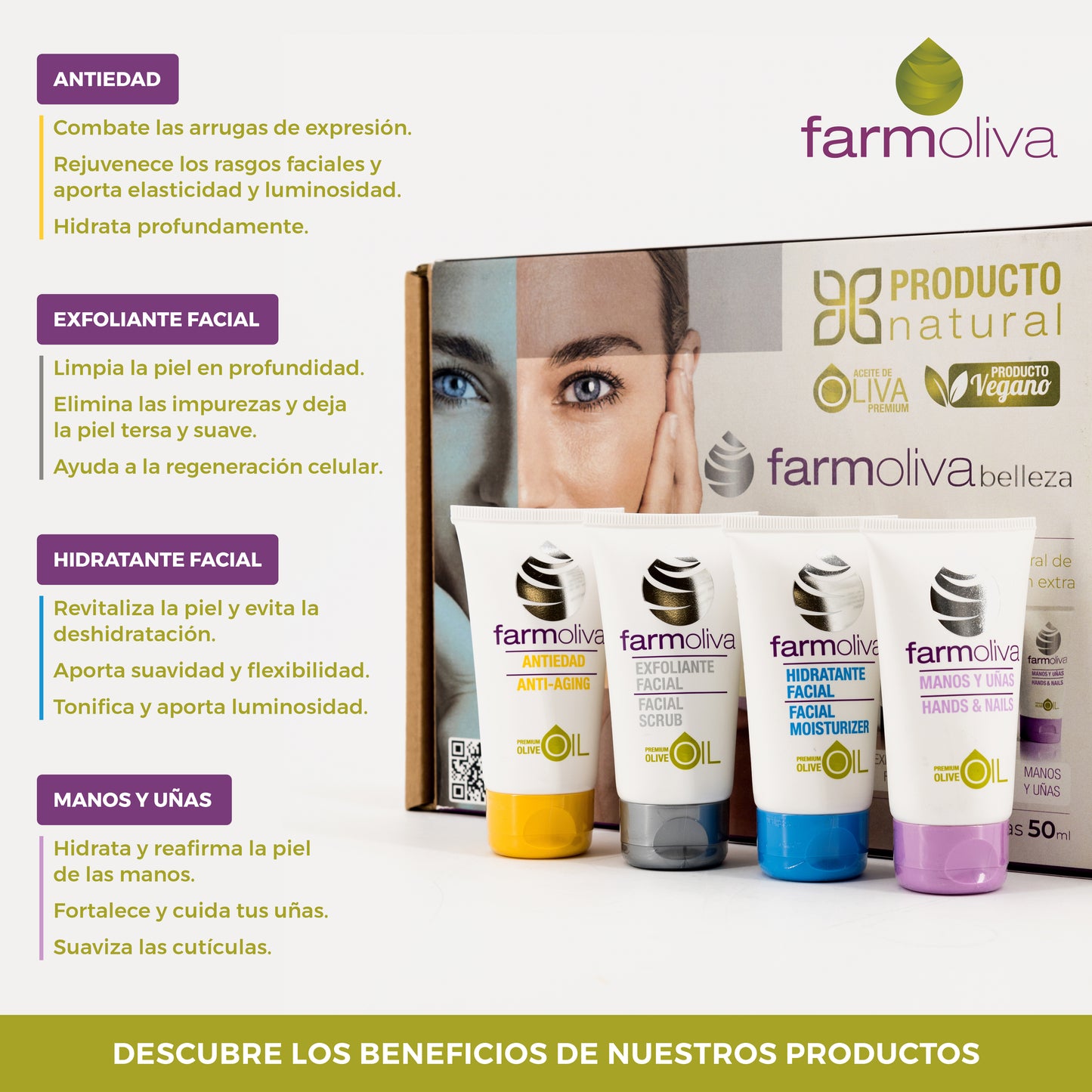 Pack Regalo cremas aceite oliva virgen extra