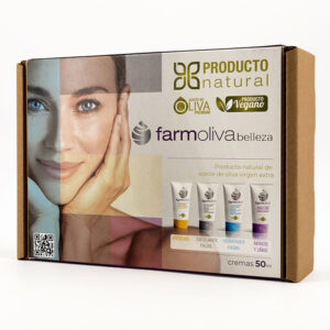 Farmoliva Pack Regalo 4 Cremas de Aceite de Oliva Premium